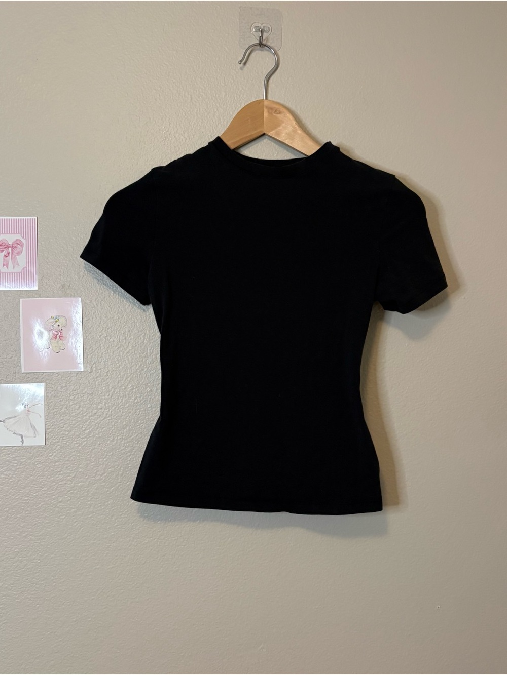 Skims fitseverybody shaping hourglass small black fitted shirt tee shirt casual